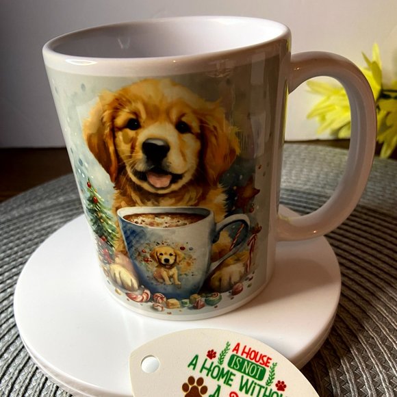 All about Christmas. Beautiful Dog Mug that will make the holiday special! - Picture 1 of 3